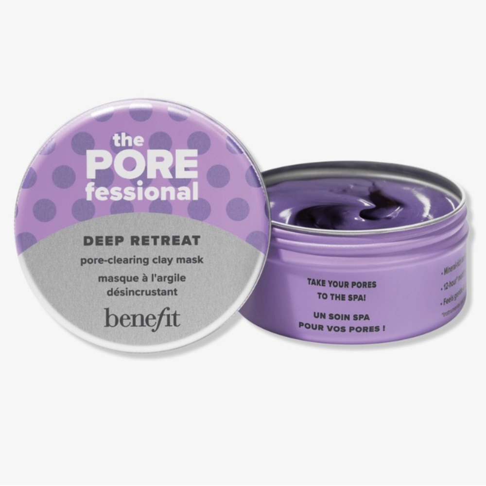 Benefit The Pore fessional Deep Retreat Pore-Clearing clay Mask 2.5oz. New